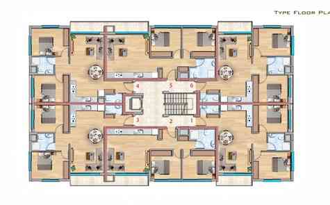 Роскошные  3 комнатные квартиры в новом комплексе в Искеле  