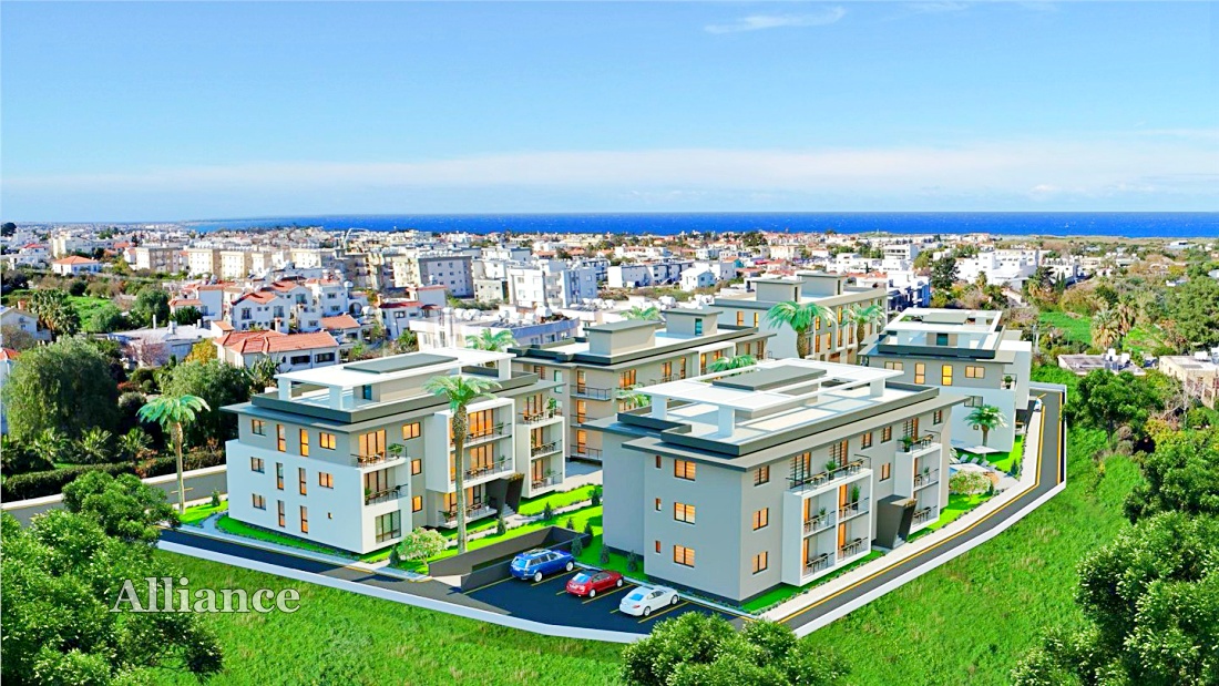 Двухкомнатные квартиры в новом комлексе в Алсанжак