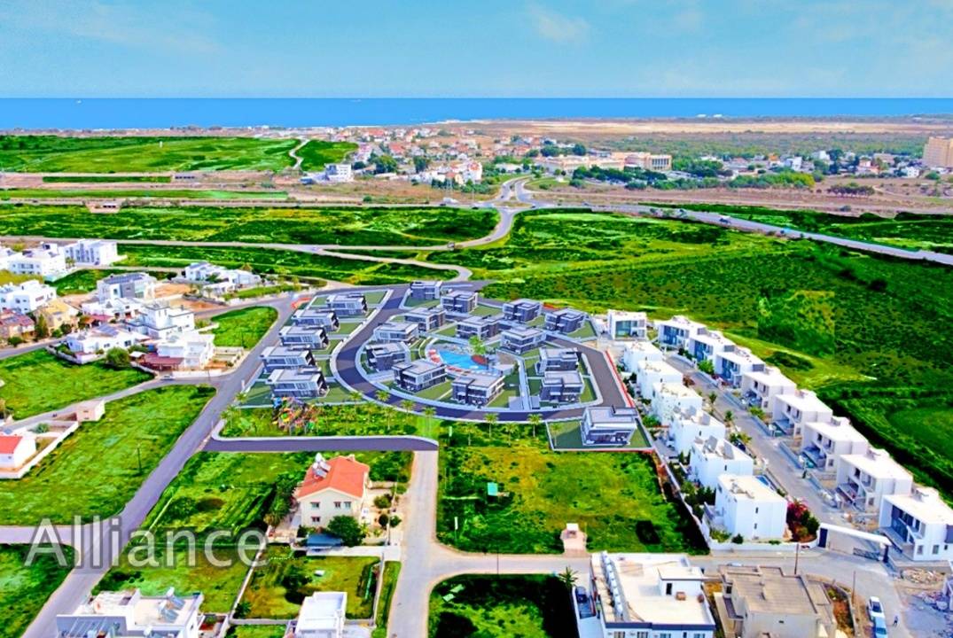 Виллы с 3 и 4 спальными комнатами рядом с городом Фамагуста