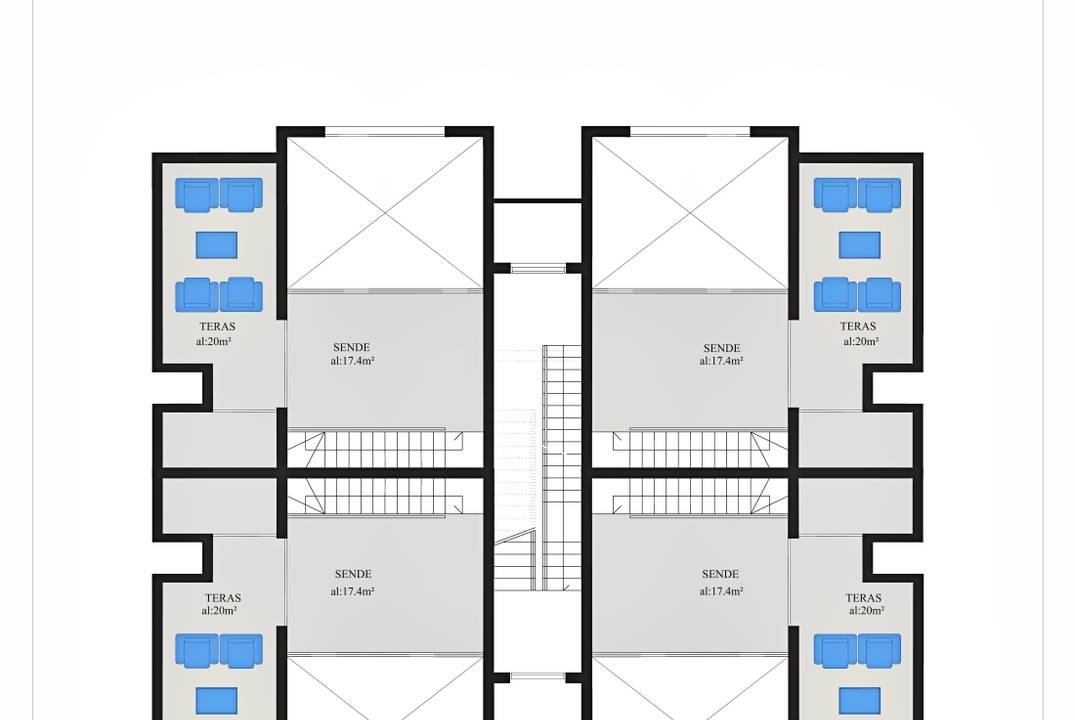 Квартиры 1+1 и квартиры лофты 1+2 в современном  комплексе рядом с пляжем и городом