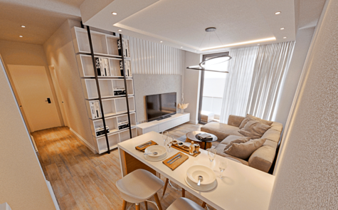 2 and 3 bedroom penthouses in modern development with all infrastructure