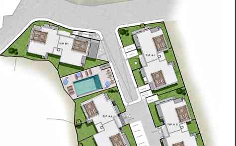 Квартиры с тремя спальными в Чаталкой, собственный сад и парковка