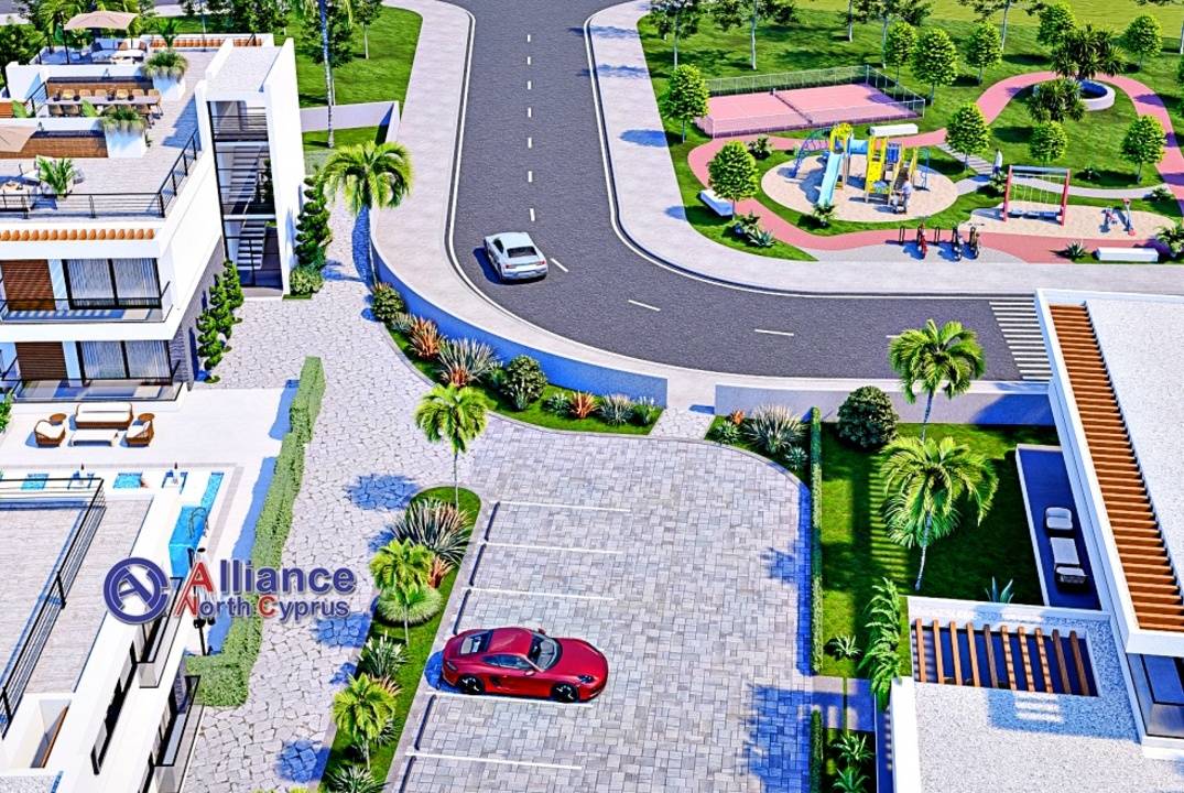 Квартиры 1+1 в  курортном комплексезакрытого типа в Боаз
