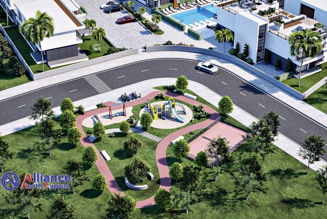 Квартиры 1+1 в  курортном комплексезакрытого типа в Боаз