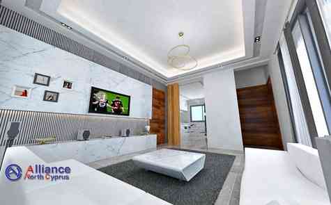 Апартаменты с одной и двумя спальными комнатами в великолепном двухэтажном комплексе в Богаз