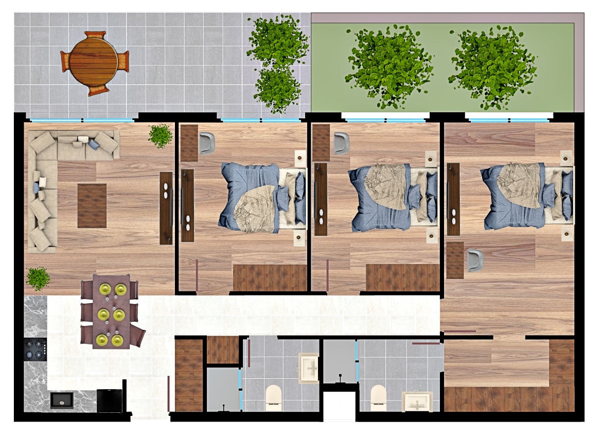 Квартиры  разной площади и планировки в комплексе в Лапте, непревзойденные виды и великолепное качество - гарантированы!