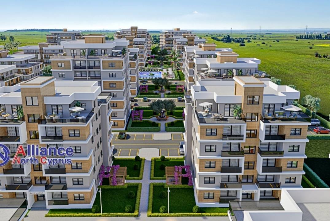 Квартиры разной планировки в комплексе закрытого типа в районе Гечиткале - доставка в пляжу
