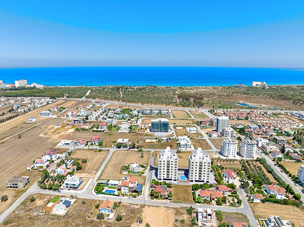 Квартиры  3+1 в красивом комплексе в Ени- Богазычи