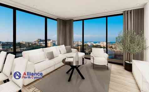 Роскошные 2 и 3-комнатные квартира с захватывающим видом  на живописный город Кирения