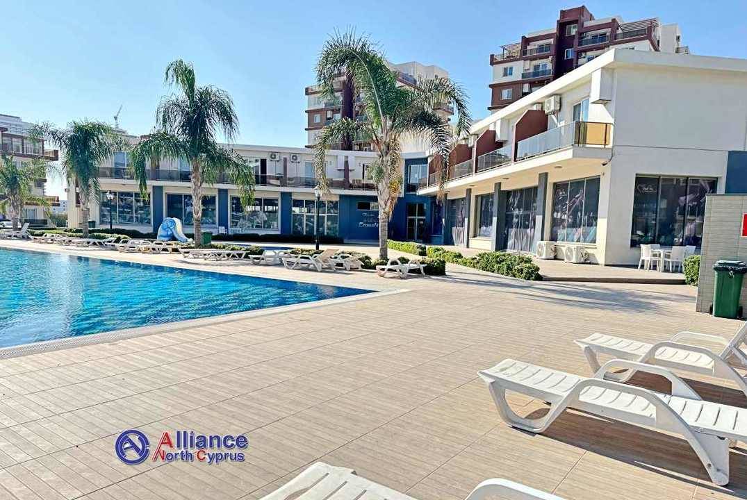 SEO Заголовок: Продается квартира 1+1 в Royal Sun – рядом с Лонг Бич, меблированная, готовые титулы
