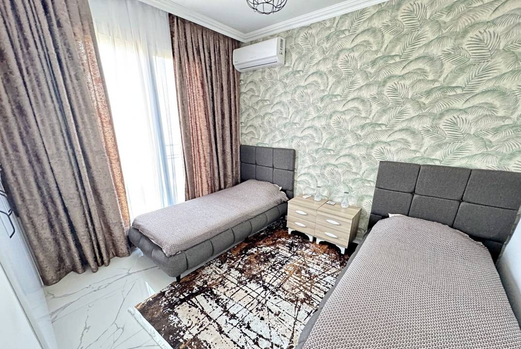 Современная квартира 2+1 в аренду в районе Леон Бич, в аренду