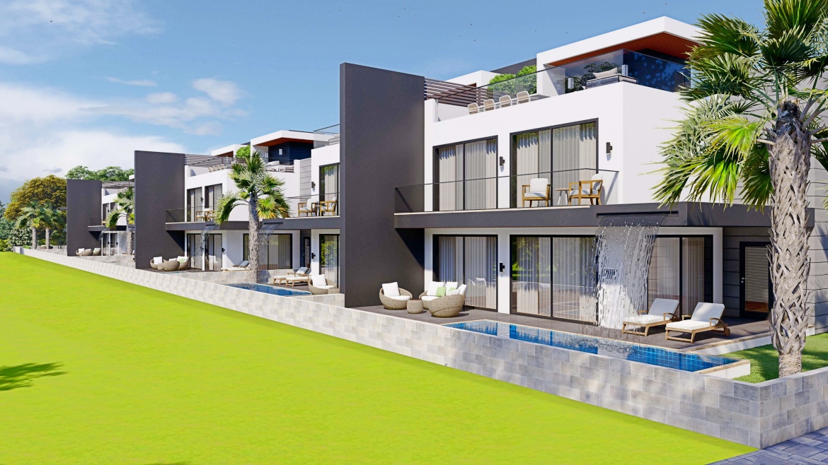 Sunsation Villa — роскошная вилла 4+1 в Искеле, Северный Кипр