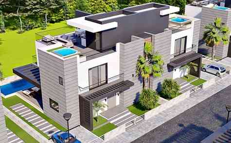 Sunsation Villa — роскошная вилла 4+1 в Искеле, Северный Кипр