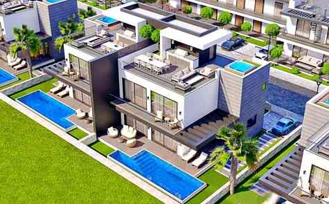 Sunsation Villa — роскошная вилла 4+1 в Искеле, Северный Кипр