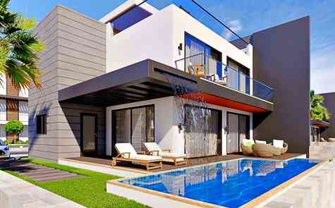Sunsation Villa — роскошная вилла 4+1 в Искеле, Северный Кипр
