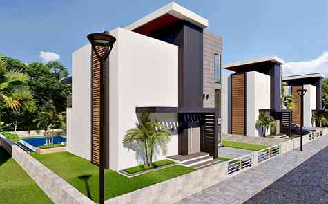 Sunsation Villa — роскошная вилла 4+1 в Искеле, Северный Кипр