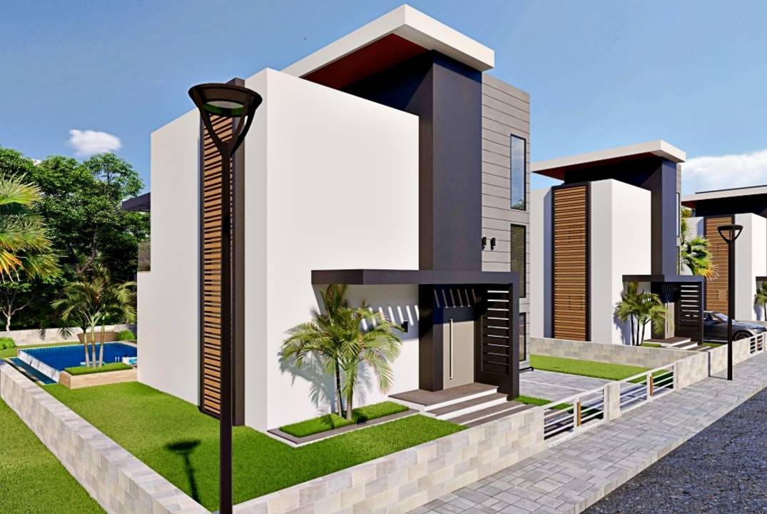Sunsation Villa — роскошная вилла 4+1 в Искеле, Северный Кипр