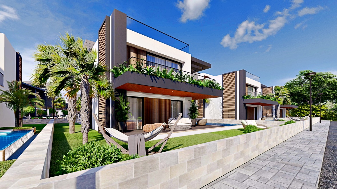 Sunsation Villa — роскошная вилла 4+1 в Искеле, Северный Кипр