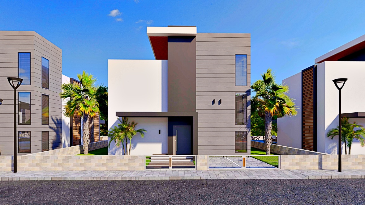 Sunsation Villa — роскошная вилла 4+1 в Искеле, Северный Кипр