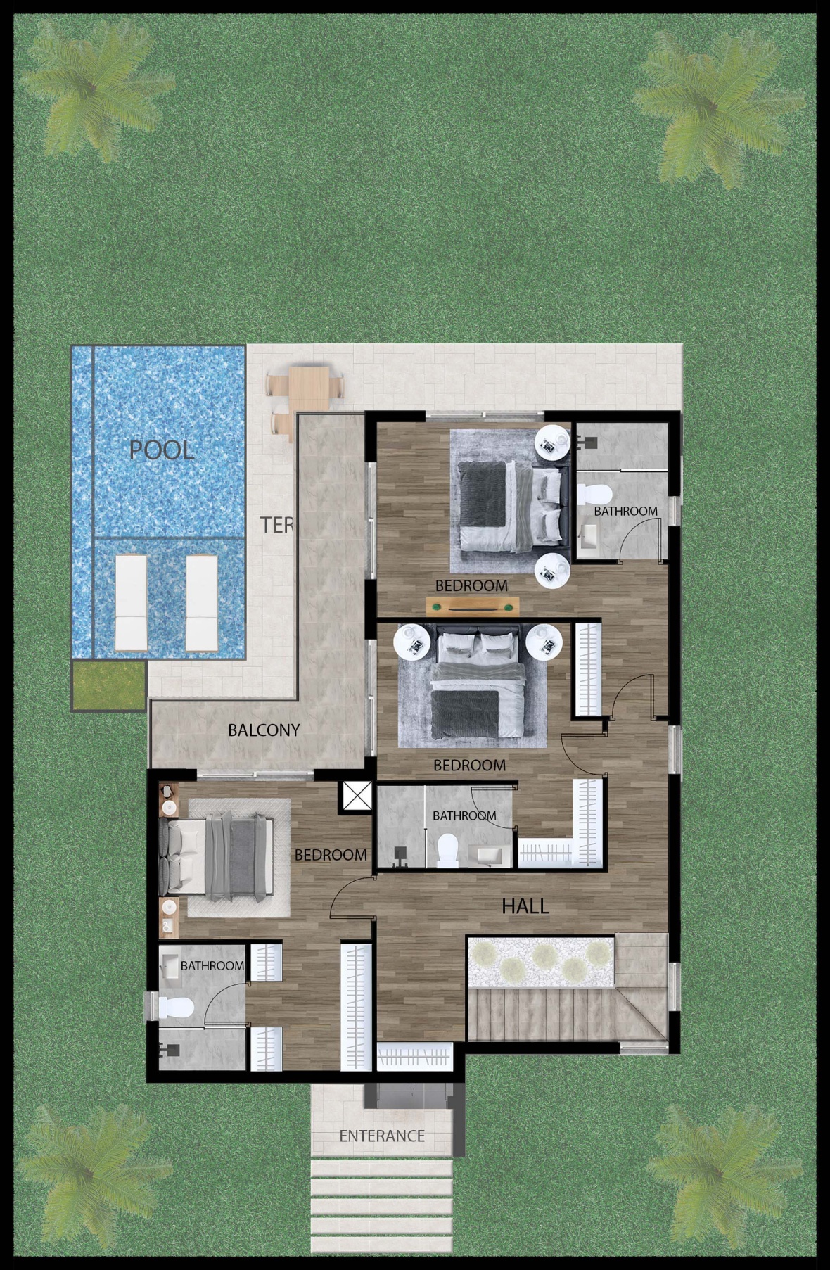Sunsation Villa — роскошная вилла 4+1 в Искеле, Северный Кипр