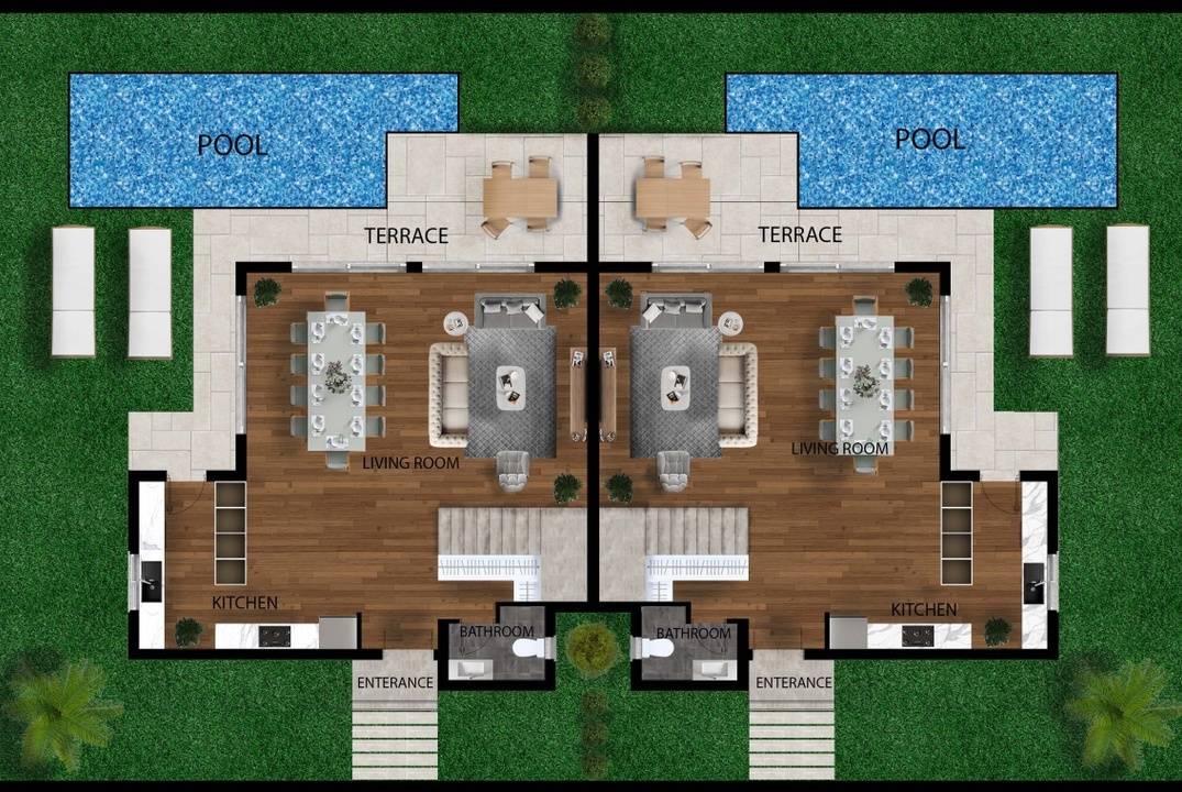 Sunsation Villa — роскошная вилла 4+1 в Искеле, Северный Кипр