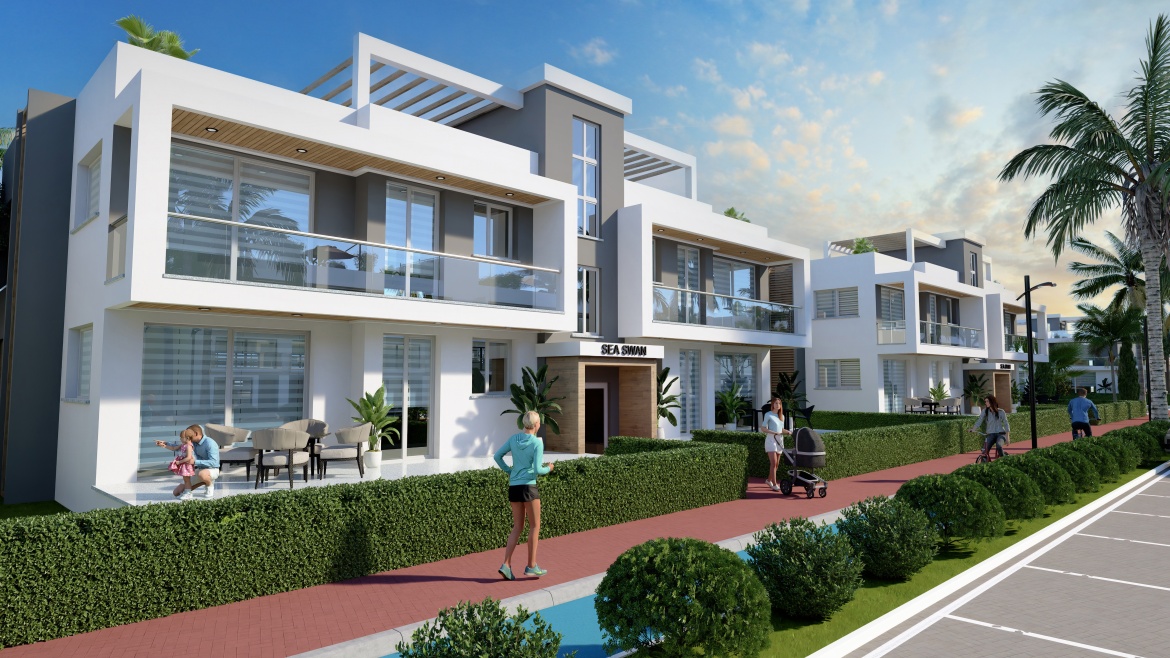 Квартиры и виллы у моря в Искеле – рассрочка и цены от £142,000