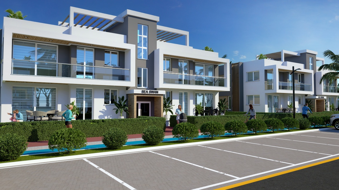 Квартиры и виллы у моря в Искеле – рассрочка и цены от £142,000