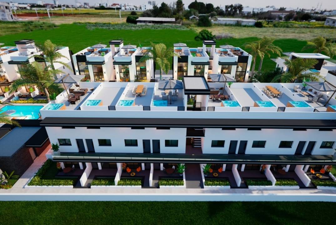 Квартиры разной планировки - с садом и пертхаусы в новом комплексе Ени- Богазычи, вся инфраструктура  рядом!