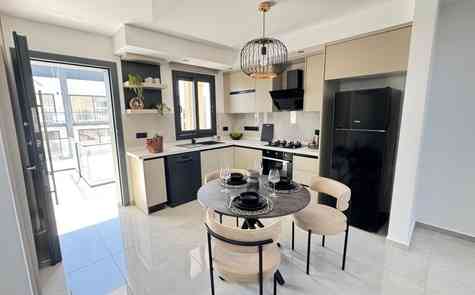 Угловая loft-квартира 2+1 с террасой на крыше в Garden Park, Искеле