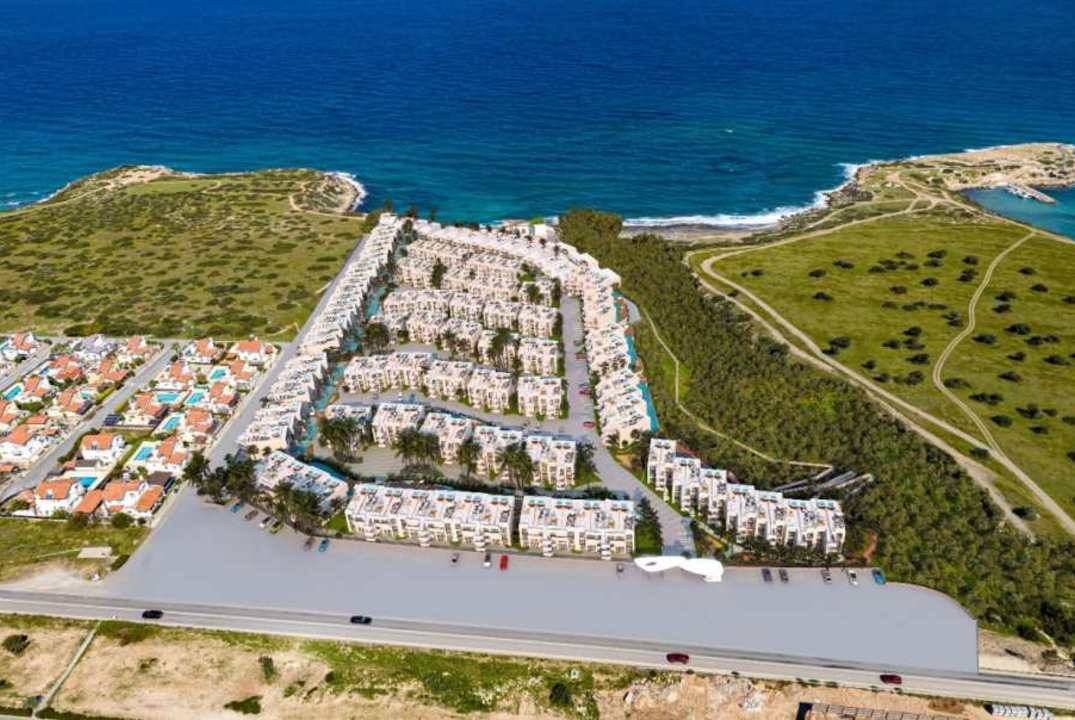 Студии и квартиры  1+1  - Жизнь у самого моря в одном из лучших комплексов Северного Кипра от 119900