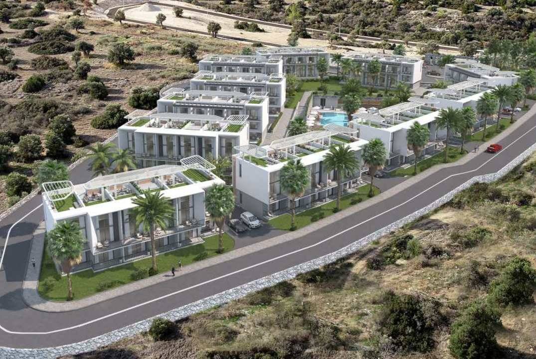 Новый бутик-комплекс в Esentepe, Северный Кипр — современные студии и апартаменты 1+1 и 2+1 с полной инфраструктурой.