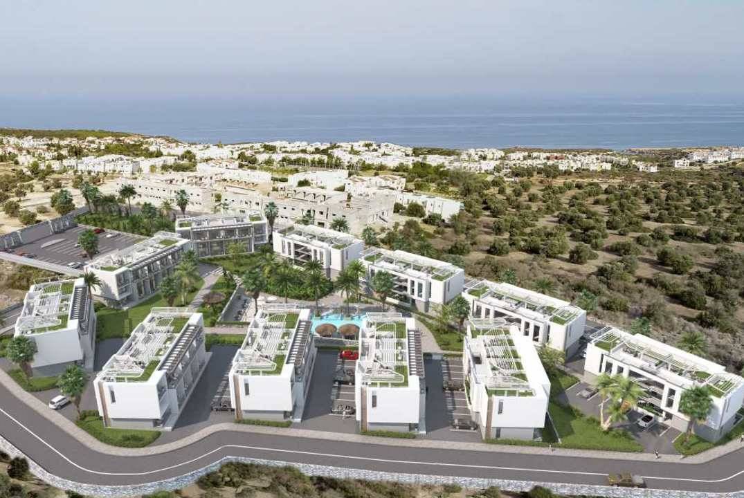 Новый бутик-комплекс в Esentepe, Северный Кипр — современные студии и апартаменты 1+1 и 2+1 с полной инфраструктурой.
