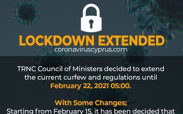 Совет министров постановил продлить частичный комендантский час до 05:00 утра 22 февраля.