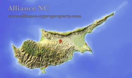 map of investment in Cyprus - Alliance NC