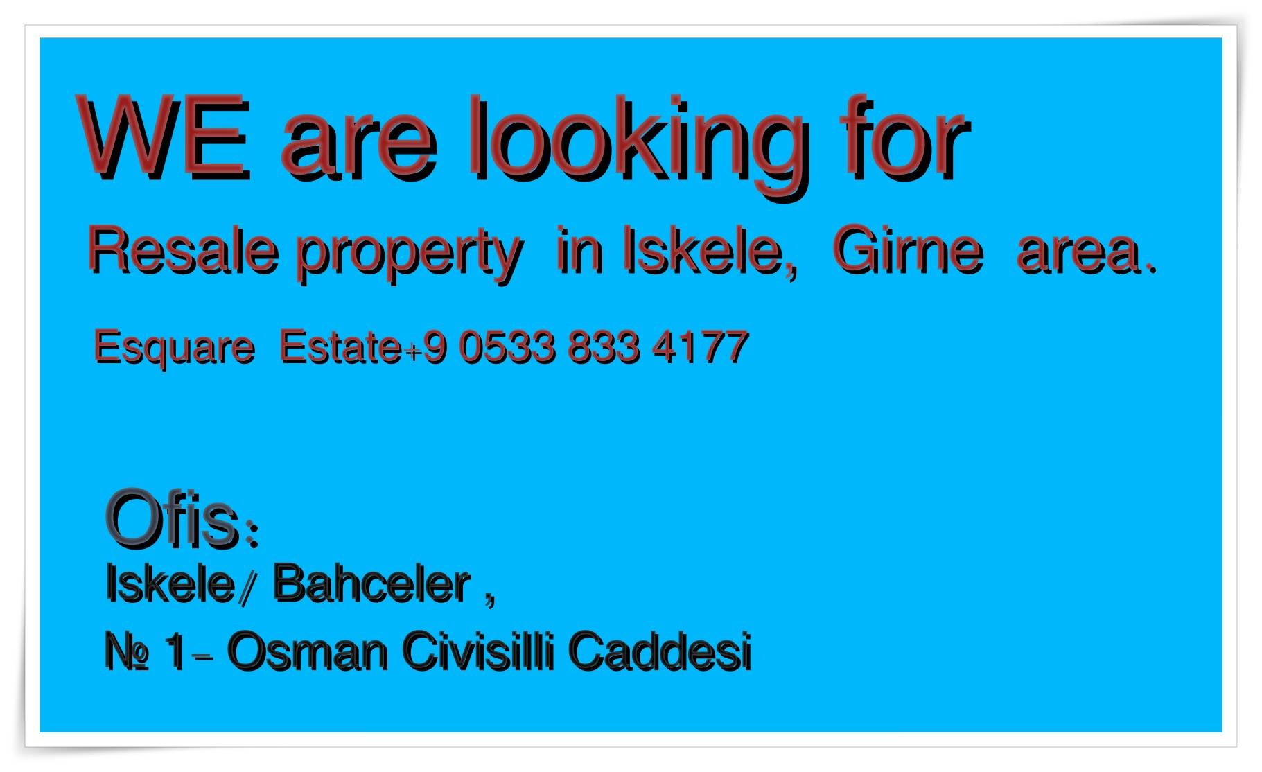 resale properties in Northern Cyprs