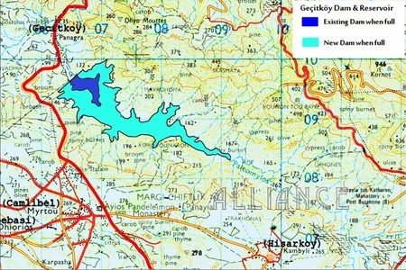 Водохранилище Гечиткой, рядом с поселением Хибаркой