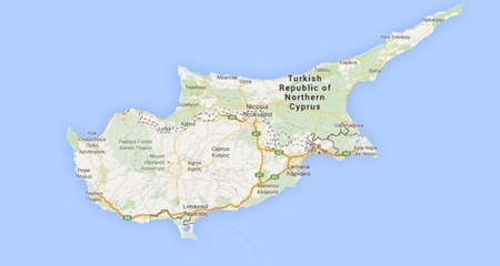 North Cyprus on Google maps